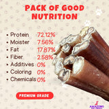 - 6 Inch Medium Size Bully Sticks (25 Count) - Bulk Bully Sticks for Dogs - No Hide Bully Stick Dog Bones