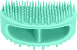 Dog Brush & Cat Brush, Soft Silicone Dog & Cat Grooming Brush, Pet Bath & Massage Brush for Cats and Dogs with Short or Long Hair, Cat Slicker Shedding Hair Brush Teal