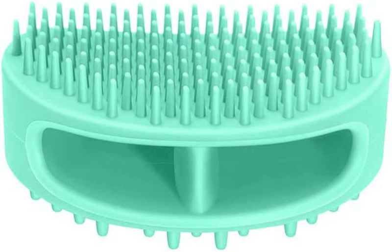 Dog Brush & Cat Brush, Soft Silicone Dog & Cat Grooming Brush, Pet Bath & Massage Brush for Cats and Dogs with Short or Long Hair, Cat Slicker Shedding Hair Brush Teal