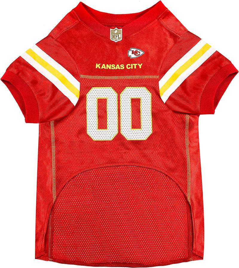 NFL Kansas City Chiefs Dog Jersey - Medium, Football Jersey Costume for Dogs