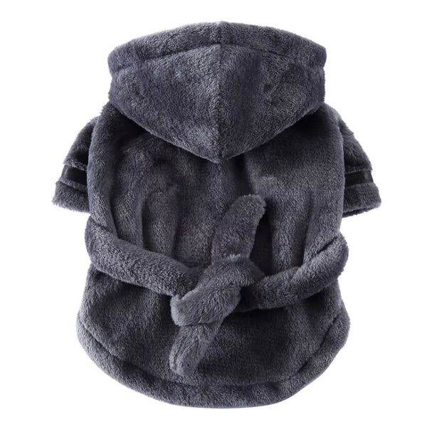 PawDry Hooded Bathrobe – Ultra-Absorbent Towel Pajama for Clean, Comfy Dogs