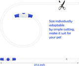Light up Dog Collar,  USB Rechargeable Flash Dog Necklace Light, Pet Safety Collar Makes Your Beloved Dogs Be Seen at Night for Small Medium Large Dogs(Blue)