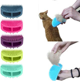 Dog Brush & Cat Brush, Soft Silicone Dog & Cat Grooming Brush, Pet Bath & Massage Brush for Cats and Dogs with Short or Long Hair, Cat Slicker Shedding Hair Brush Teal