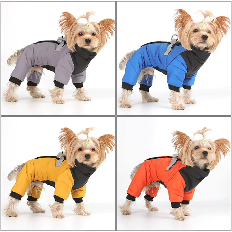 WeatherPaws Pro Coat – Waterproof Winter Warmth with Built-In D-Ring for Small & Medium Dogs